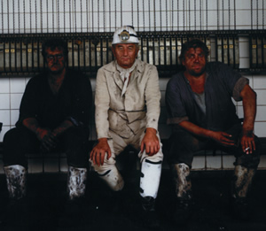 Alfred Schmidt unter Bergleuten